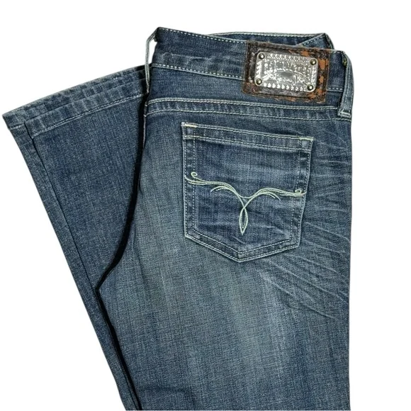 Vintage 90’s Y2K Cecil McBee low rise bootcut flare jeans size 25 streetwear - Picture 7 of 9